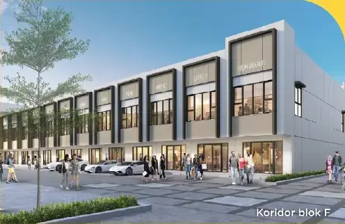 Koridor Ruko Indica Grande Paramount Petals